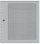 Safe Karton-Blankolätter Nr. 681 per 10 Stück grau mit schwarzem