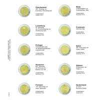 Lindner Vordruckblatt für 2€-Gedenkmünzen: Griechenland Oktober 