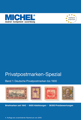 Michel Privatpostmarken-Spezial 2005/2006 Band 1: Deutsche Priva