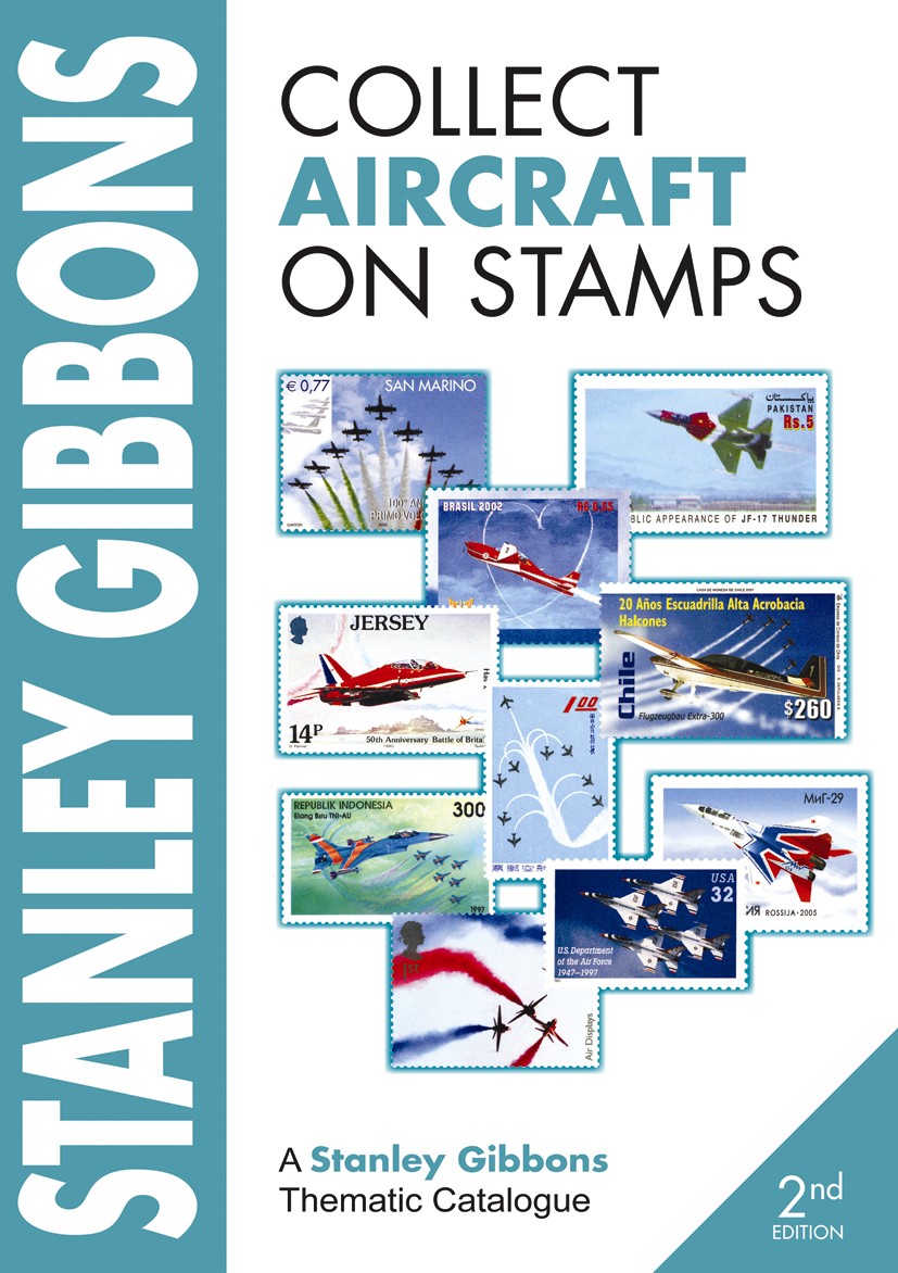 Stanley Gibbons Collect aircraft on stamps / Weltkatalog Flugzeu