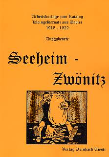 Tieste Kleingeldersatz aus Papier 1915  1922 Band 6: Seeheim-Zw