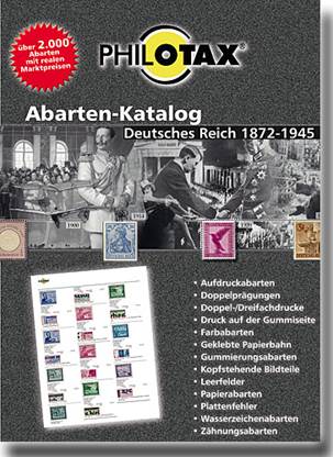 Philotax Gedruckter Abarten-Katalog Deutsches Reich 1872-1945