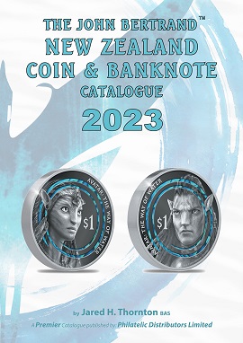 2023 JOHN BERTRAND New Zealand COIN and BANKNOTE CATALOGUE  This