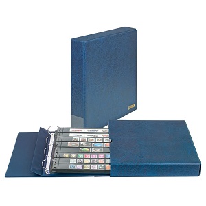 Lindner Briefmarken-Einsteckalbum ECO-blau Nr. 1100B-B  Kassette