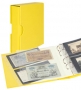 Publica M Color Banknotenalbum Solino gelb mit passender Schutzk
