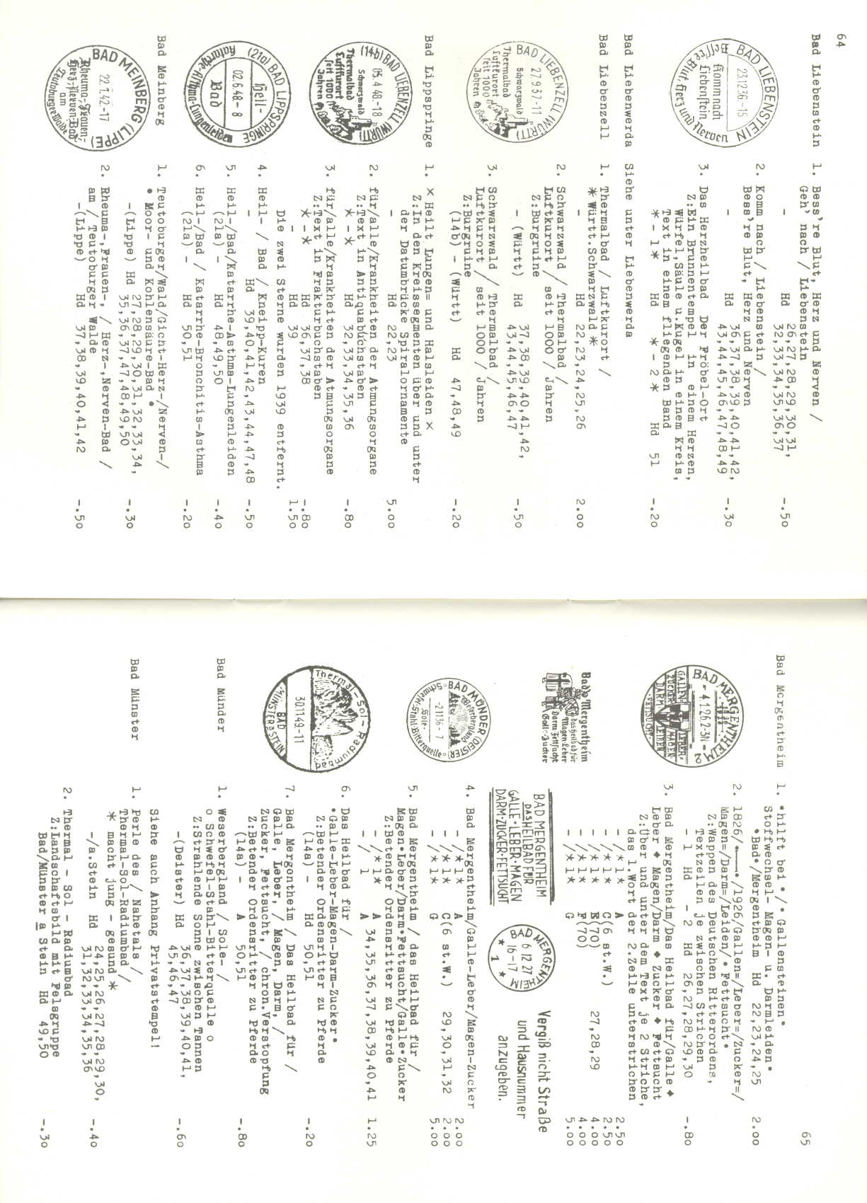 Bochmann, Julius Katalog der Sonder- und Werbestempel (Gelegenhe