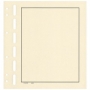 Schaubek Blankoblätter gelblich-weiß mit 3er- Rahmen 10 Bogen bb