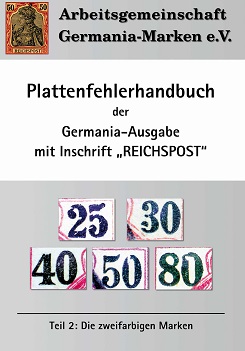 Plattenfehler-Handbuch der Germania Reichspost Ausgabe mit Insch