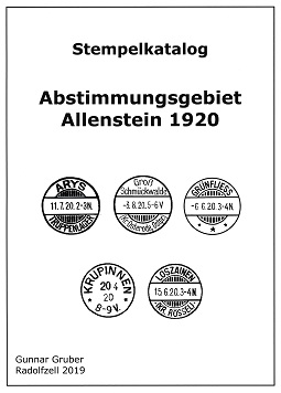 Gruber, Gunnar Stempelkatalog Abstimmungsgebiet Allenstein 1920 