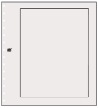 Safe Karton-Blankolätter Nr. 790 per 10 Stück weiß und schwarzer