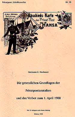 Neugebauer, Hermann G. Der gesetzlichen Grundlagen der Privatpos