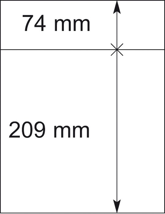 Lindner T-Blankoblatt 802214P per 10 Stück