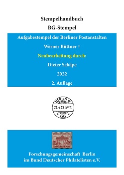 Büttner, Werner / Schäpe, Dieter Stempelhandbuch BG-Stempel Aufg