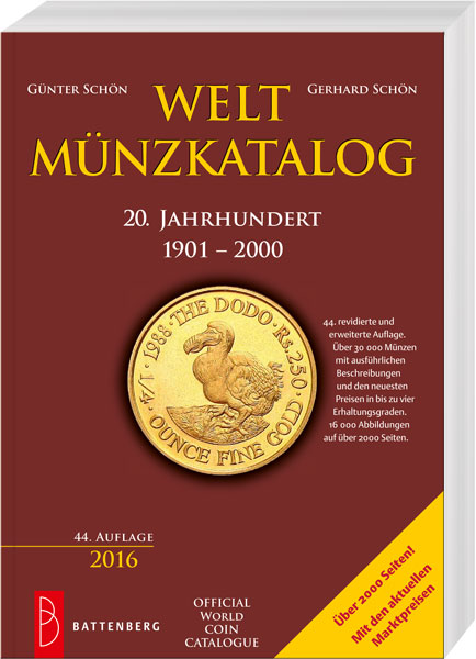 Schön, Gerhard Weltmünzkatalog 20. Jahrhundert 1900-2000 44. Auf