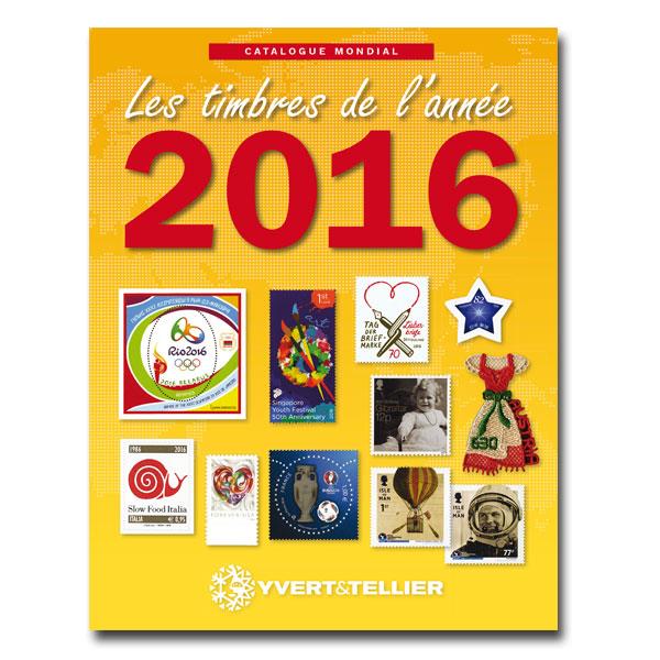 Catalogue Mondial les timbres de l'année 2016 