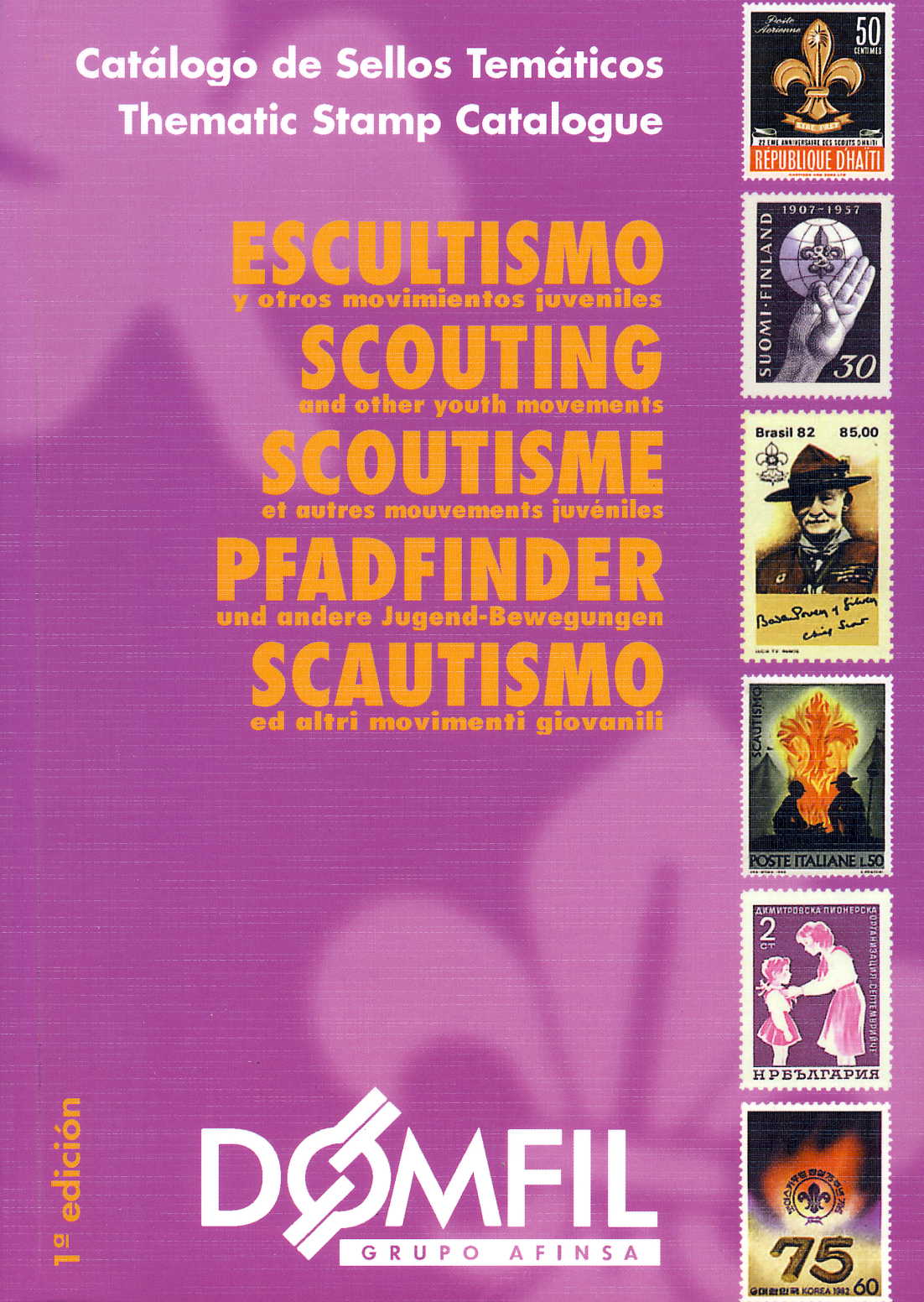 Domfil Thematic Stamp Catalogue Scouting/Pfadfinder und andere