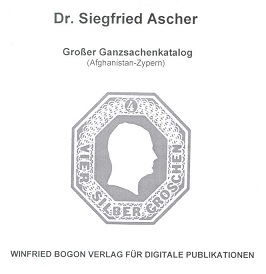 Ascher, Dr. Siegfried Großer Ganzsachen-Katalog CD-ROM (Afghanis