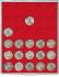 Lindner Münzenbox mit 30 runden Vertiefungen Nr. 2161