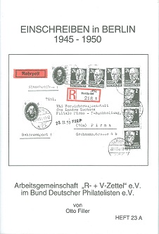 Filler Einschreiben in Berlin 1945-1950