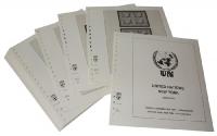 Lindner T-Vordrucktext Vereinte Nationen New York 4-er Block 196