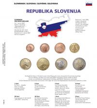 Lindner Vordruckblatt €-KMS-Sätze  Slowenien Nr. 1109-16