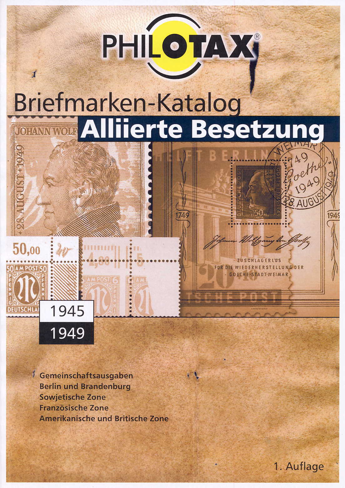 PHILOTAX Alliierte Besetzung Spezial-Katalog auf DVD 1. Auflage