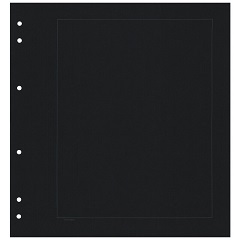 Schaubek Blankoblätter schwarz mit Rahmen - Albumkarton per 20 S