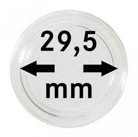 Lindner Münzenkapseln 29,5mm Nr. 2250295P per 10 Stück  Münzensa