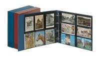 Lindner Postkarten-Album groß, leer Nr. 3000 blau