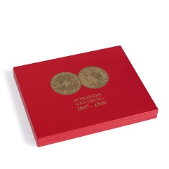 Leuchtturm Münzkassette für 28 Vreneli Goldmünzen (20 CHF) in Ka