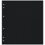 Schaubek Blankoblätter schwarz ohne Aufdruck - Albumkarton per 2