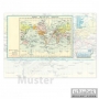 Schreibtischunterlage Nordamerika Schaubeks Briefmarken-Geograph