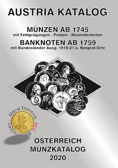 Austria Katalog Österreich Münzkatalog 2020 Münzen ab 1745 mit F