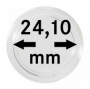 Lindner Münzkapseln Innen-Ø 24,1 mm, Innenhöhe 4,5 mm, 10er-Pack