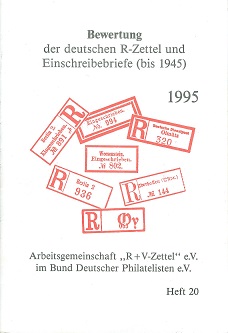 Bewertung der deutschen R-Zettel und Einschreibbriefe (bis 1945)