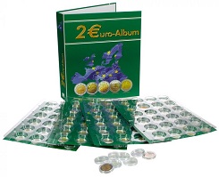 Safe Münzen-Album Designo-2-Euro Nr. 8556-B4 mit 4 Blättern für 