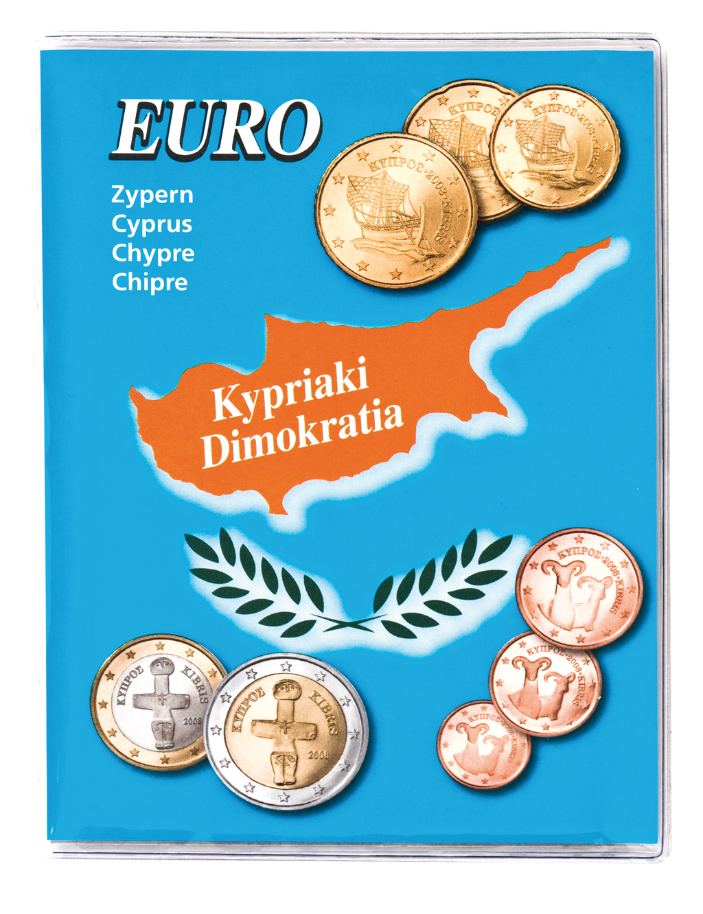 Lindner Euro Taschenalbum Zypern Nr. 8459-18
