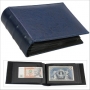 Safe Banknotenalbum Standard mit 50 doppelseitigen Blättern blau