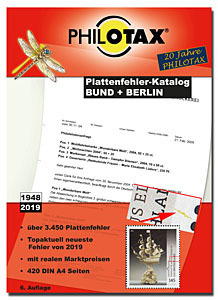 Philotax Gedruckter Plattenfehler-Katalog BUND+Berlin 6. Auflage