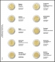 Lindner Vordruckblatt für 2 Euro-Gedenkmünzen: Belgien 2021 - Es