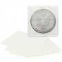 Münz-Hüllen aus glasklarer PVC-Folie für Münzen bis 46 mm Ø inkl
