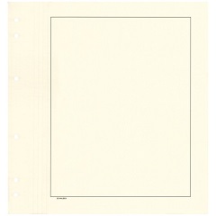 Schaubek Blankoblätter gelblich-weiß mit Rahmen - Albumkarton pe