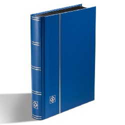 Leuchtturm BASIC Einsteckbuch 32 schwarze A5 Seiten blau Nr. 339