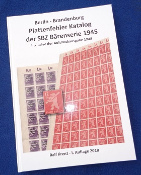 Krenz, Ralf BERLIN BRANDENBURG Plattenfehler-Katalog der SBZ Bär