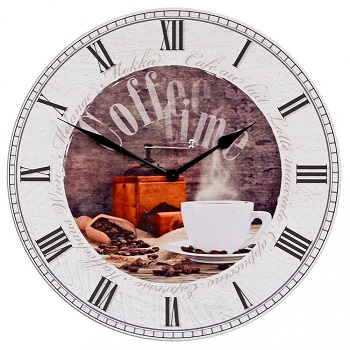 Wanduhr Coffee Time Ø 50cm Nr. 74103