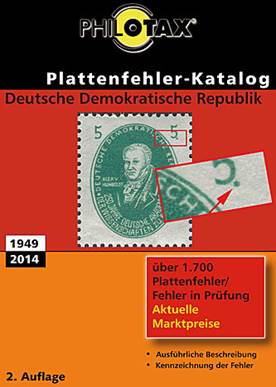 Philotax Gedruckter Plattenfehler-Katalog Deutsche Demokratische