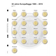 Lindner Multi Collect Vordruckblatt für 2 € MU2E13 Gedenkmünzen: