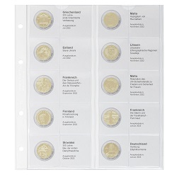 Lindner Vordruckblatt für 2 Euro-Gedenkmünzen: Griechenland 2022