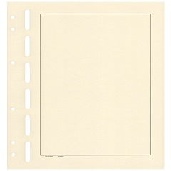Schaubek Blankoblätter gelblich-weiß mit Rahmen - Albumpapier 50