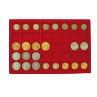 Lindner Tableau für 40 Münzen bis 34 mm Ø Nr.2329-40